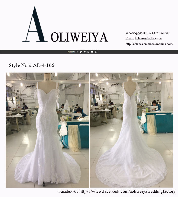 Aoliweiya 2017 Bridal Gown Mermaid Wedding Dresses