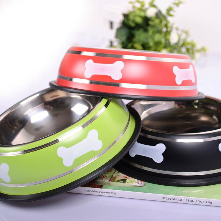 Lovely Stainless Steel Pet Feeder Bowl (HN-PB900)