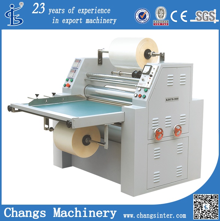 Sfml-720 Semi-Automatic Double Side Paper/Card/Photo/Film/Spot/A4 Size/Pre-Glued/Certification/Document/Draw/Advertisement/Book/Laminating Machine