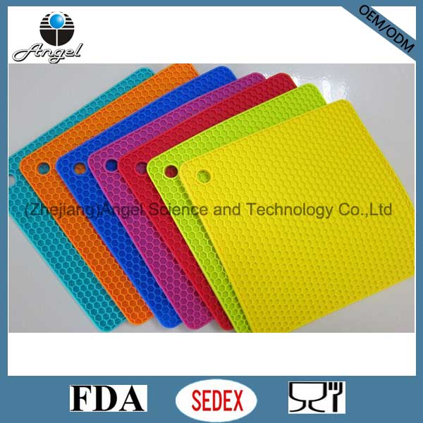 Heat Protection Silicone Tableware Mat, Silicone Placemat Sm02