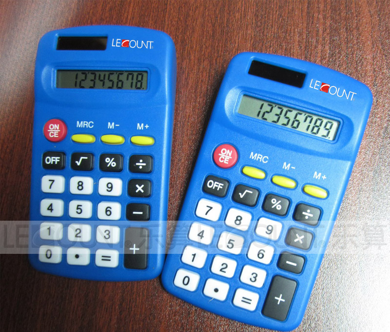 Handheld 8 Digits Dual Power Mini Gift Pocket Calculator (LC569)