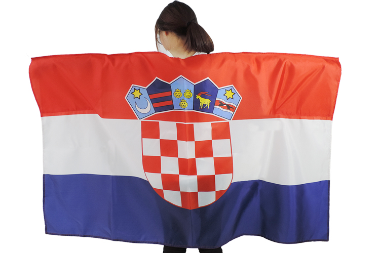 New Design 100% Polyester Printed Croatia Cape Flag