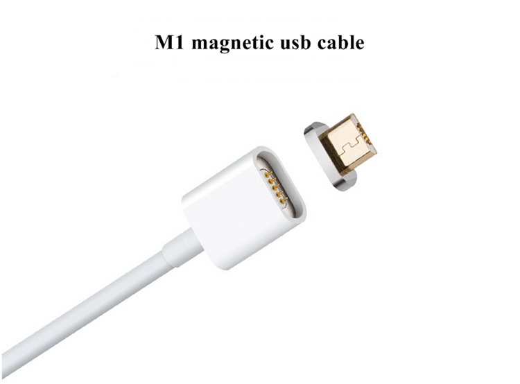 High Speed 8 Pin PVC Sync Charger Micro Magnetic USB Cable for Samsung