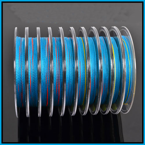 100m Super Strong 10PCS Connected Multicolor 8 Strand PE Fishing Line