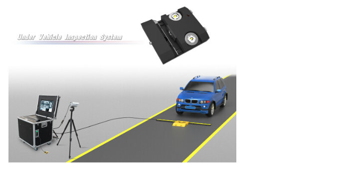 2048 Resolution IP68 Under Vehicle Inspection System for Anti-Terrorism Situation