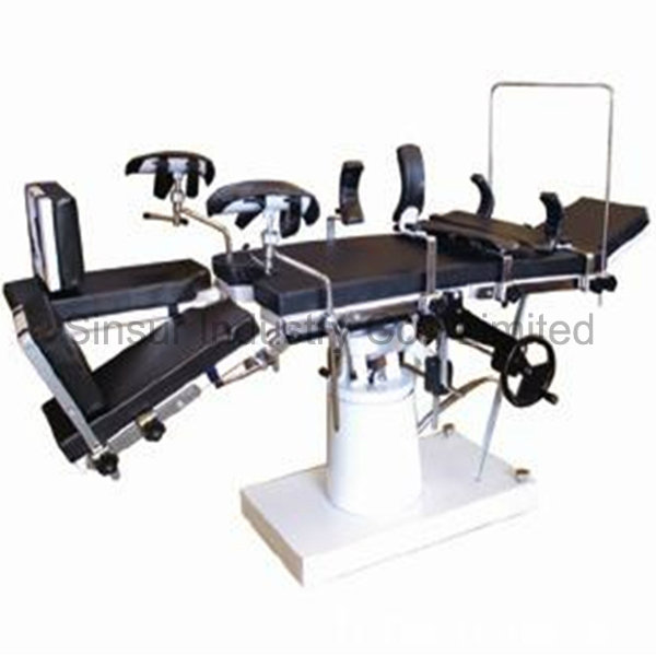 Hospital O. T Use Fluoroscopic Manual Hydraulic Operating Surgical Table