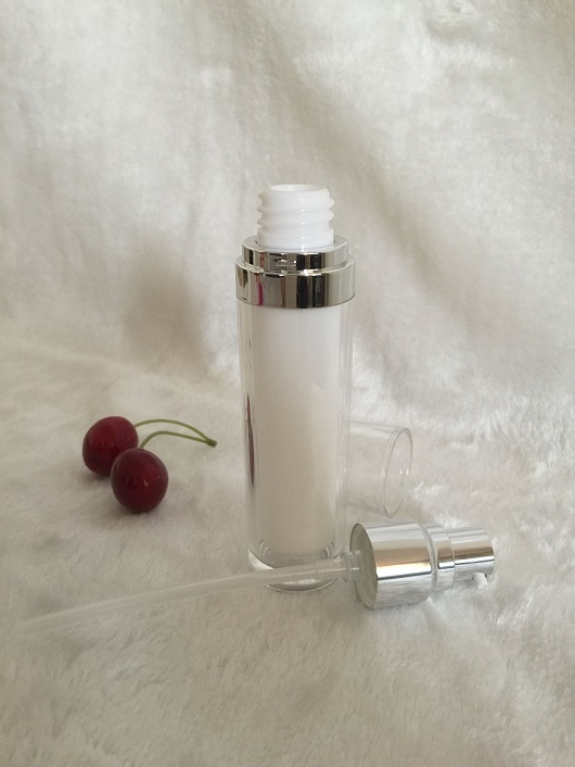 acrylic Round Lotion Bottles for Cosmetic Packaging