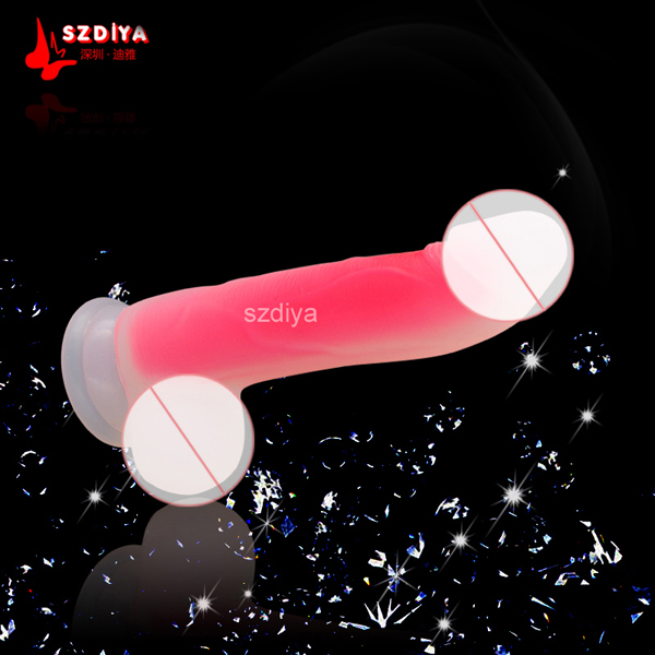 Wholesales Novelties 7inch Silicone Rubber Strap on Dildo Penis Sex Toy for Gay /Lesbian (DYAST397A)