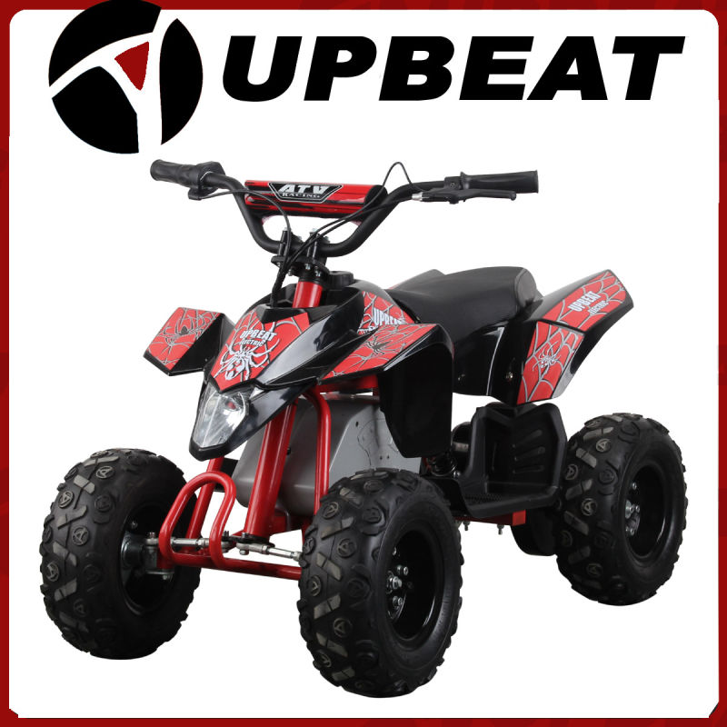 Upbeat Kids Use Toy Electric ATV