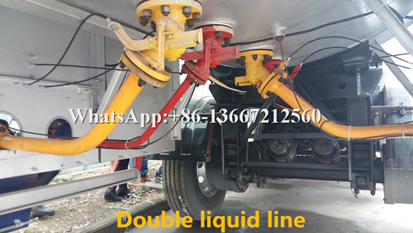 ASME Standard LPG Tank Trailer 50cbm LPG Tank Trailer