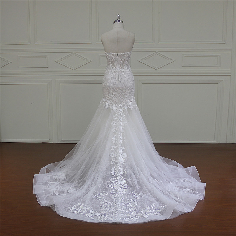 High Quality Sexy Mermaid Beauty Bridal Wedding Dress 2016 (XF16036)