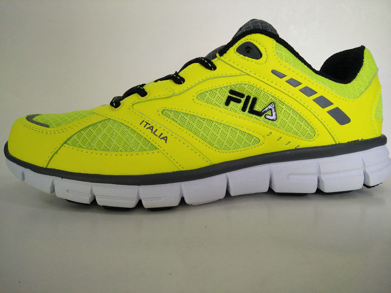 Men's Fluorescent Yellow Sports Shoes