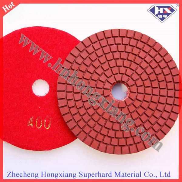 4'' Wet Diamond Polishing Pads for Granite and Marble