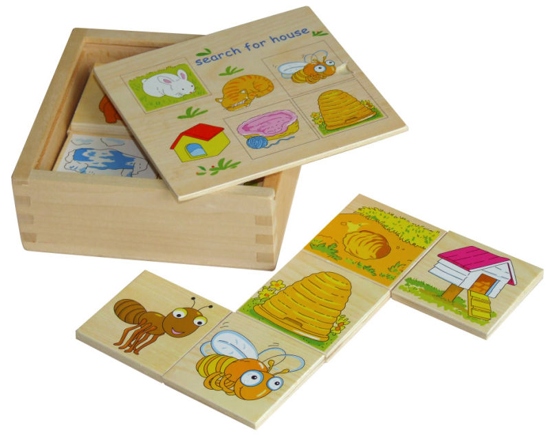 Wooden Match up Puzzle Toy (80143)