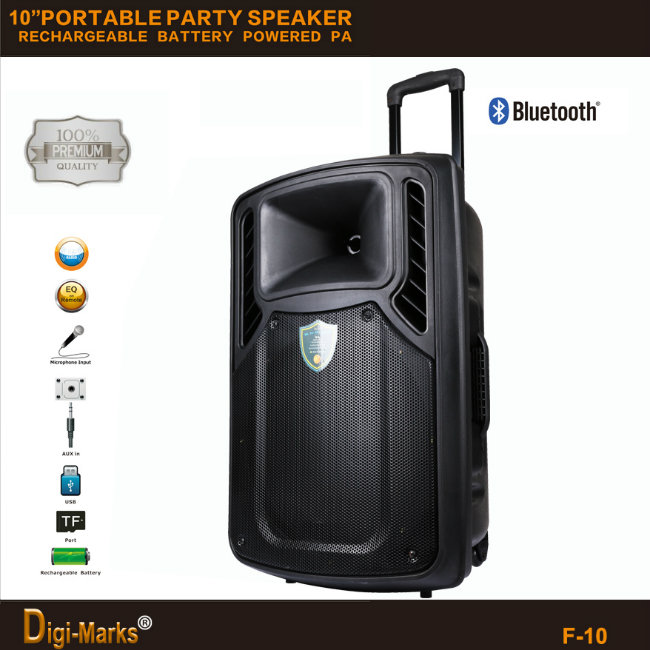 Rechargeable Battery PRO Park Loudspeaker Box Karaoke Bluetooth Portable Speaker