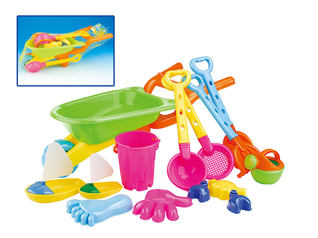 Fun Kids Beach Toy Plastic Sand Play Set (H1404213)