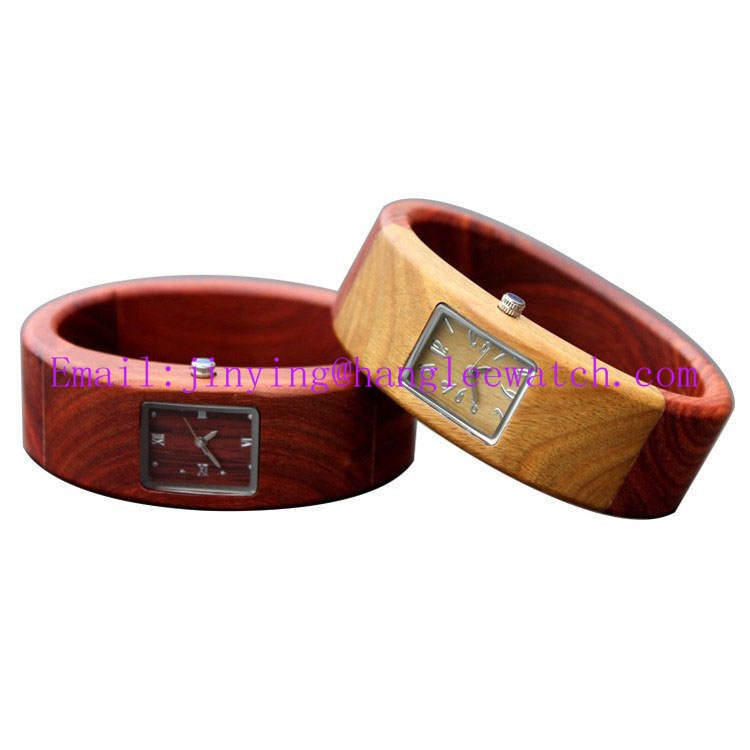 OEM Pure Natural Wood Bracelet Quartz Watch Environmental Watches