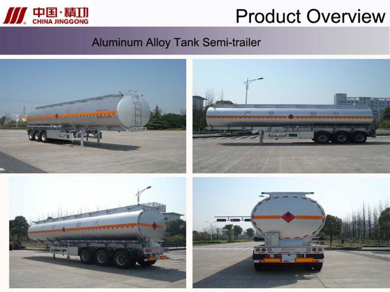 Aluminum Alloy (Fuel) Tank Trailer for Light Diesel Oil Delivery (HZZ9401GRQ)