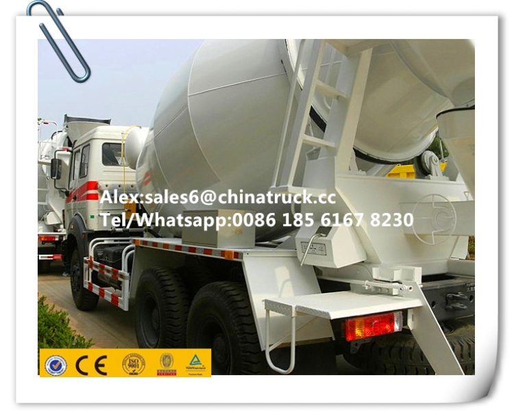 Beiben 6X4 8m3 Concrete Mixer Truck