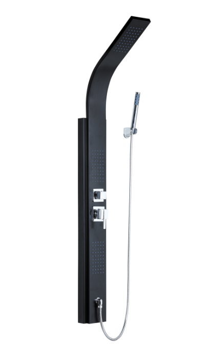 Black Stainless Steel Shower Column (YP-055)