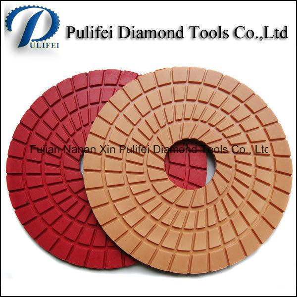 4 Inch Granite Stone Polishing Pad Wet Grinding Granite Floor