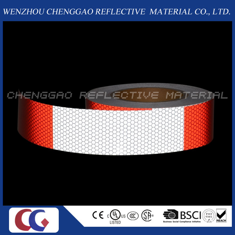 PVC Honeycomb Reflective Safety Warning Conspicuity Tape for Traffic Sign (C3500-B(D))