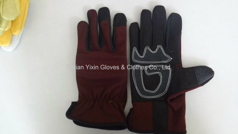 Safety Glove-Synthetic Leather Glove-Performance Glove-Anti-Slip Glove-Working Glove