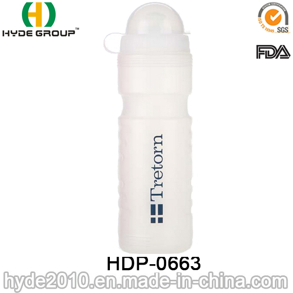 Hot Sale BPA Free Plastic Drinking Water Bottle, PE Plastic Sport Running Bottle (HDP-0663)