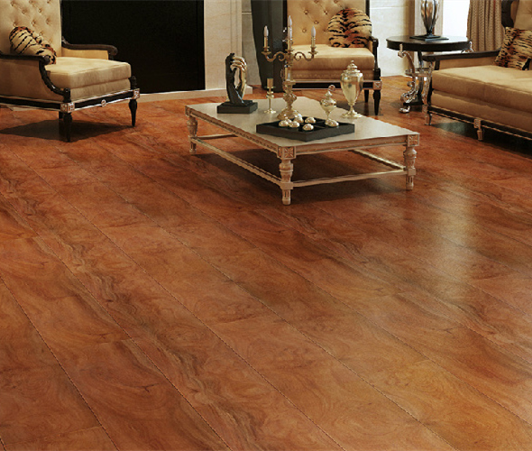 Vinyl HDF Parquet Walnut Maple Laminate Wood Flooring