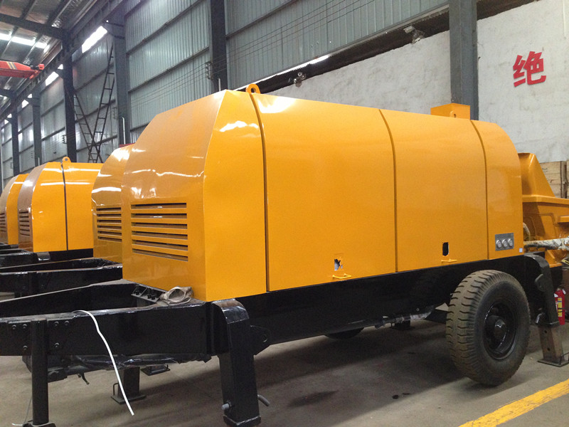 Trailer Mounted Electric Concrete Pumps for Sale (HBTS-60)