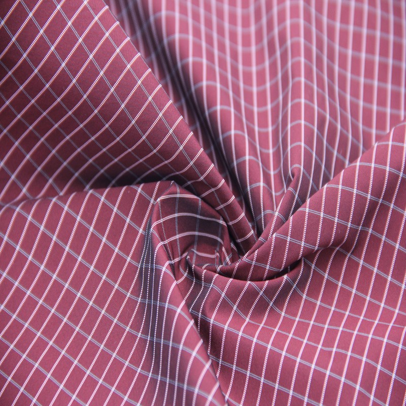 Polyester Yarn-Dyed Fabric for Men's Cloth