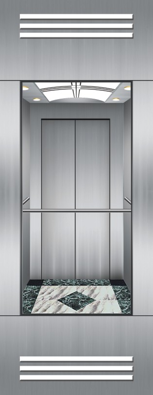 Mrl Observation Elevator Running Stable OEM Provided Without Machine Room