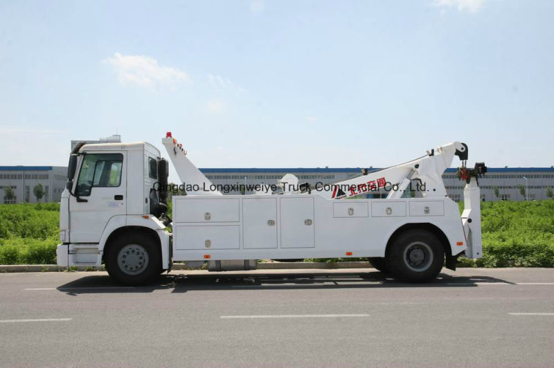 Heavy HOWO 4X2 8ton Road Rescue Tow Truck Wrecker Truck