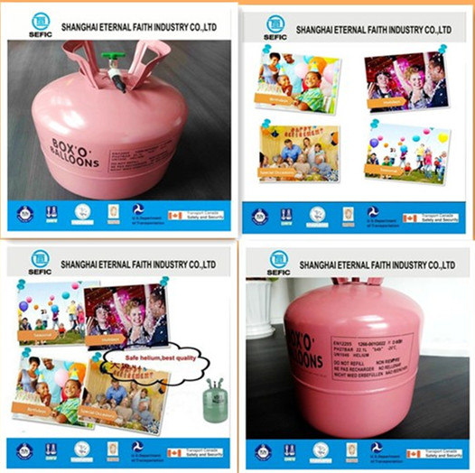 22.3L Disposable Portable Balloon Helium Gas Cylinder