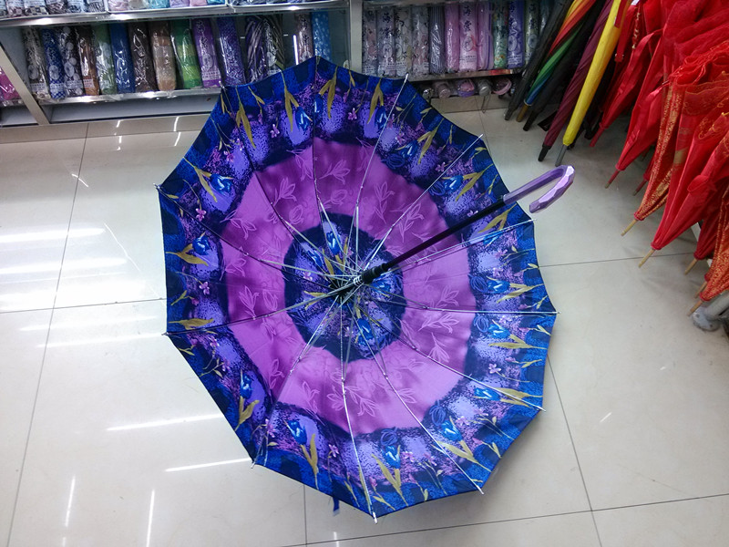 Colorful Straight Umbrella (JS-038)