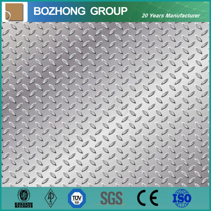 Q235 2-12mm Thick Chequered Mild Steel Plate Price Per Ton