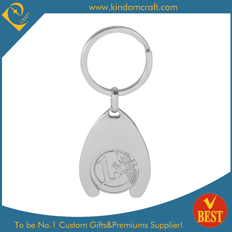 Custom Trolley Coin Keyholder with Tokens