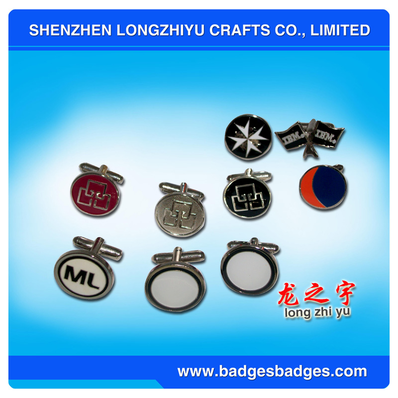 Die Casting Cufflinks Wholesale Gold Bulk Cufflinks with Gift Box