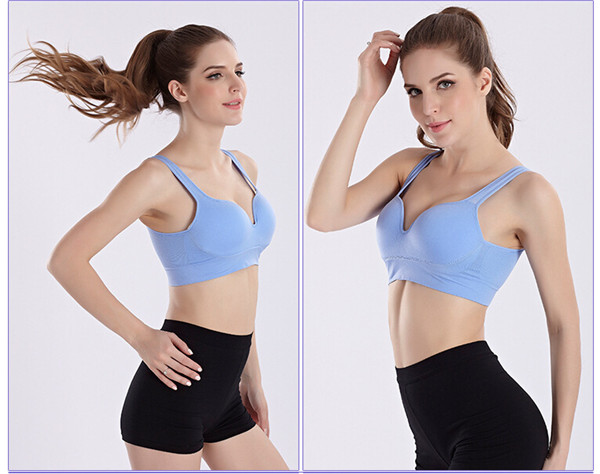 2016 New Design Women Gym Push up Comfort 3D Yoga Bra