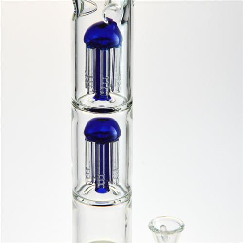 Roor Huge Glass Water Pipes with Double Tree Perc (ES-GB-405)