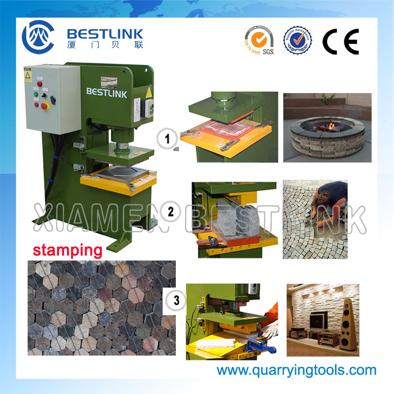 Cp90 Hydraulic Granite Tile Stamping Machine