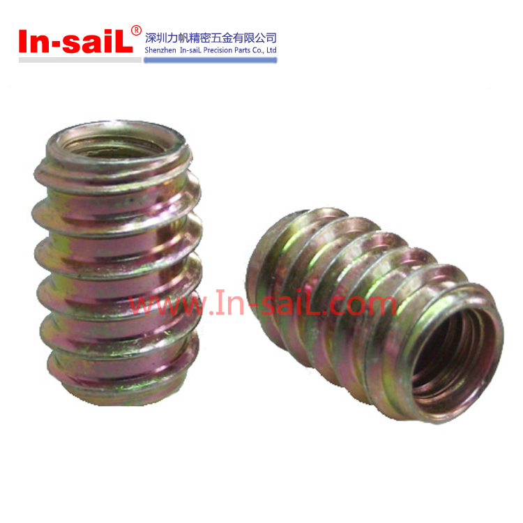 Steel Zinc Plating Screw Thread Inserts Wood 2016 China Manufacturer