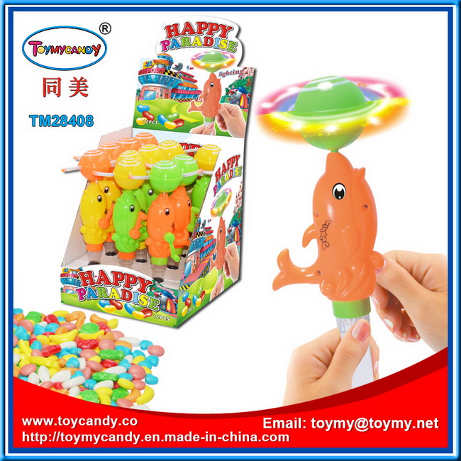 New Design Music & Flash Dolphin Toy with Candy