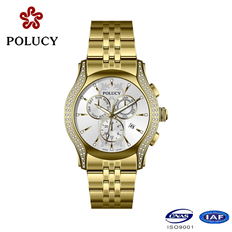 OEM Fashion Water Resistant Quartz Watch for Men