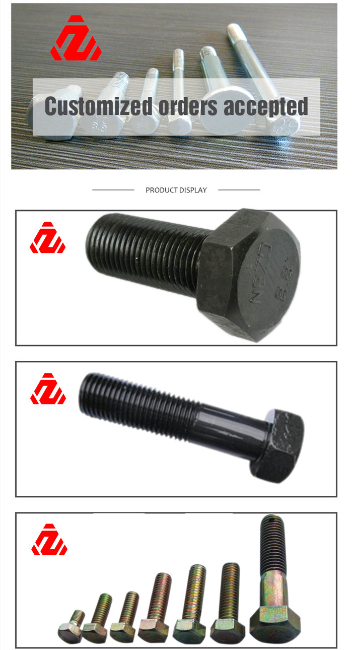 Carbon Steel Hex Head Bolt (M3-M64)