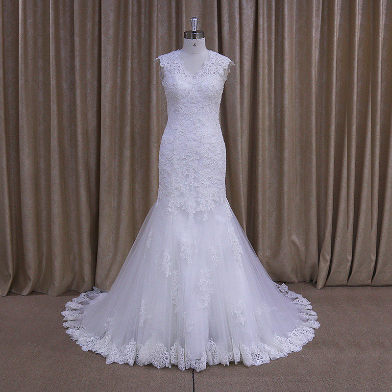 All Over Lace Mermaid Wedding Dresses