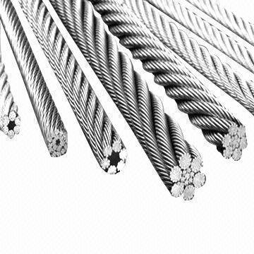 (6X37+FC) Stainless Steel Wire Rope for Derricking, Lifting, Drawing