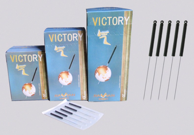 Sterile Acupuncture Needles With Conductive Plastic Handles