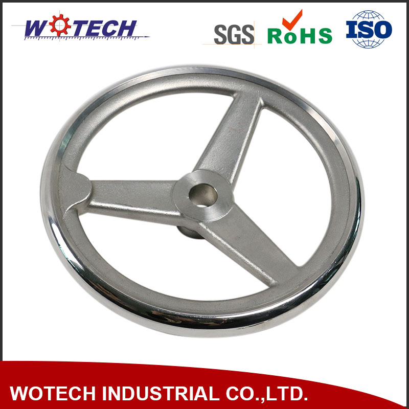 Customized Stainless Steel Lost Wax Casting Hand Wheel Casting Foundry