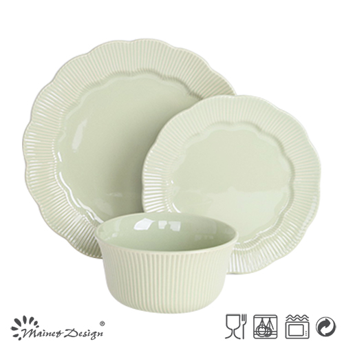 16PCS Embossed Dinner Set Wholesale